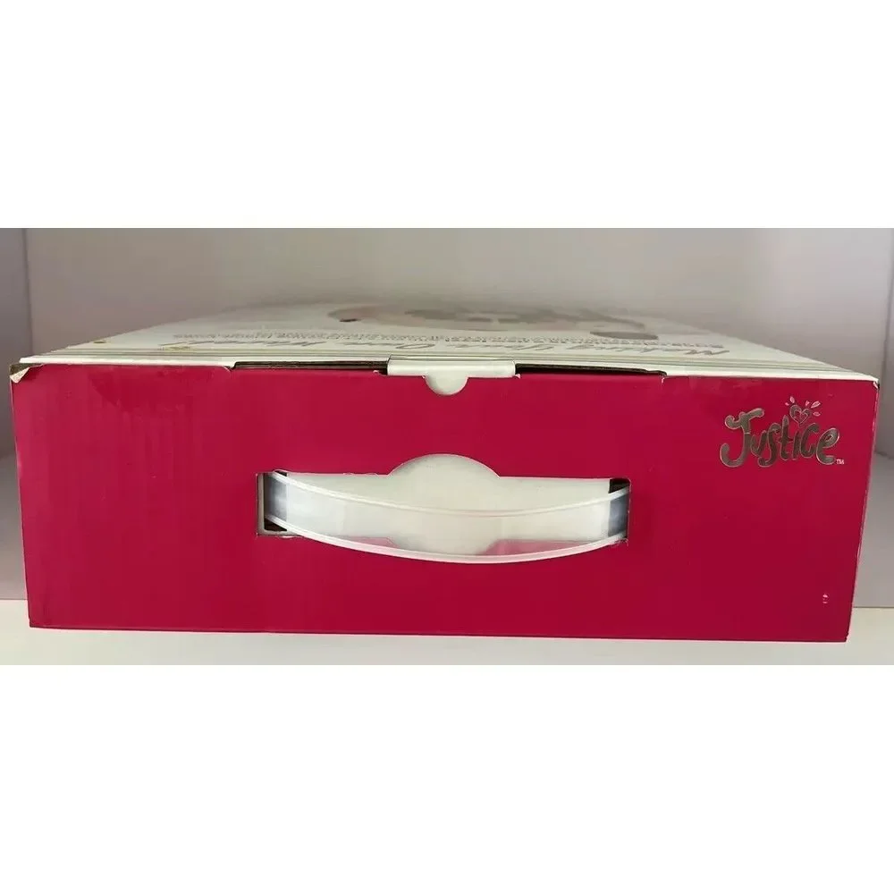 Justice Surf 5ft‎ Floating Island Pool Float w/ Grab Rope, Pink Spiral Tie Dye